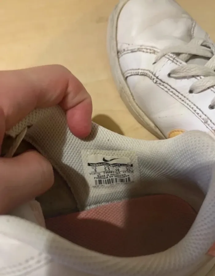 Baskets Nike oranges et blanches - photo numéro 7