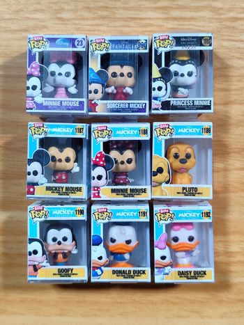 Magnifique Lot de 9 Figurines Funko Bitty Pop! Disney