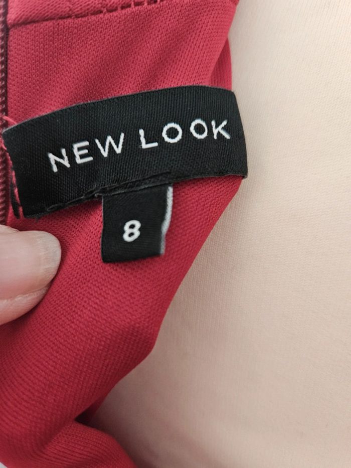 Robe rouge parfait état 36 manches américaines New Look #lora11femme36 - photo numéro 2