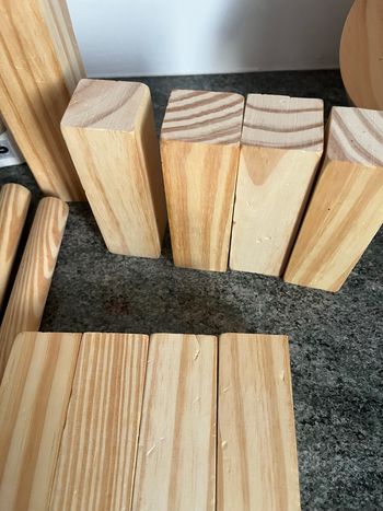 Jeu de Kubb en bois