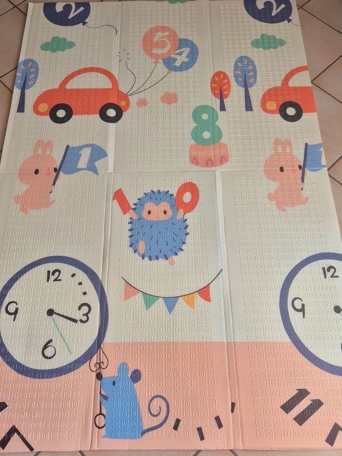 Tapis de parc 180 x 120 cm pour enfant et bébé - photo numéro 5