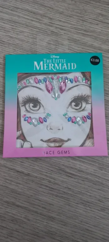 Bijoux autocollant pour visage La petite sirène disney Primark