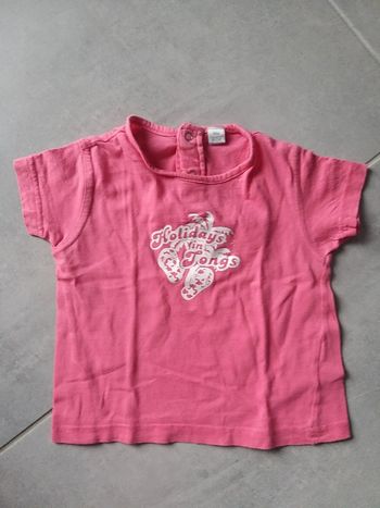 T-shirt manche courte en 18 mois