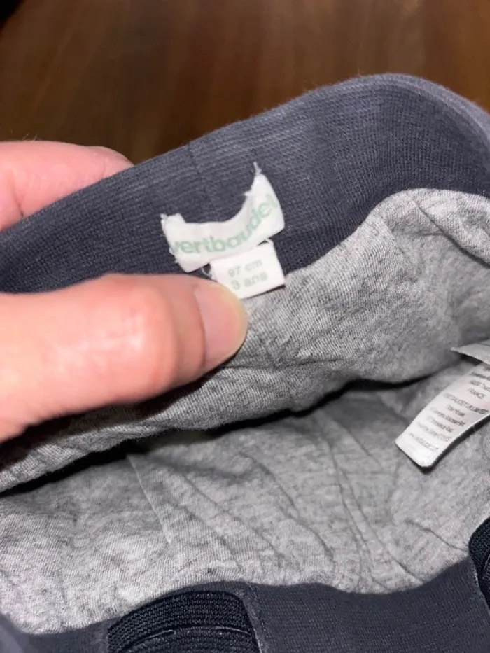 Pantalon vertbaudet doublé chaud 3 ans - photo numéro 2