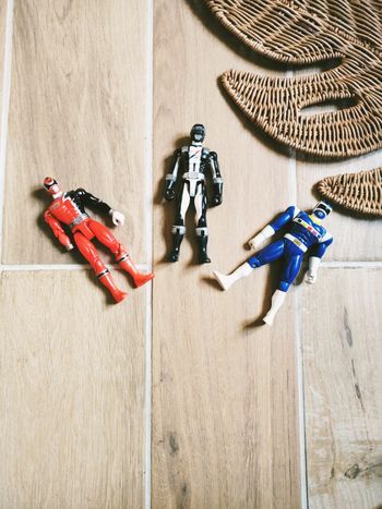 🙅Power rangers - In space/Spd space et Opération overdrive - Lot de 3 figurines rangers - marque Bandai