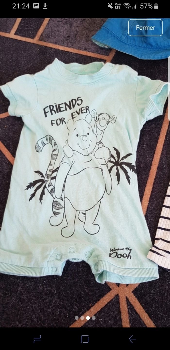 2 combinaison d ete 1 chapeau - photo numéro 3