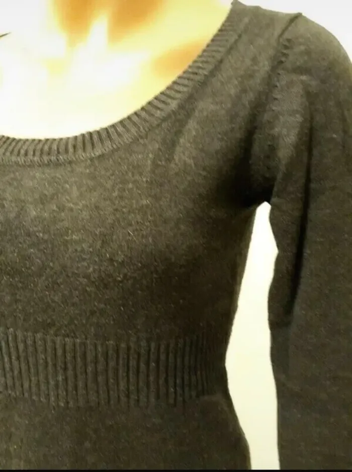 Beau pull gris, marque In Extenso de taille 34/36. - photo numéro 3