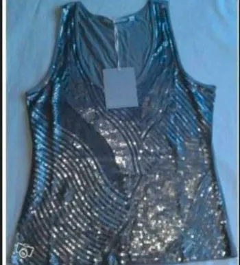Débardeur à paillettes T38/40