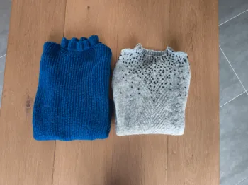 Lot de 2 pulls Naf Naf col roulé