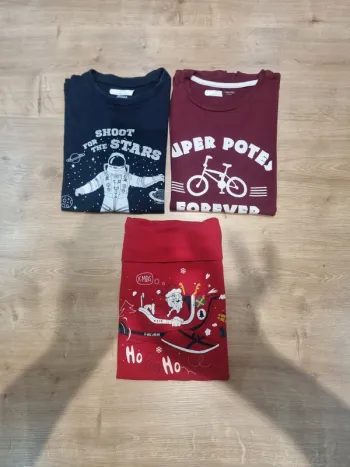Lot de 3 hauts longues manches