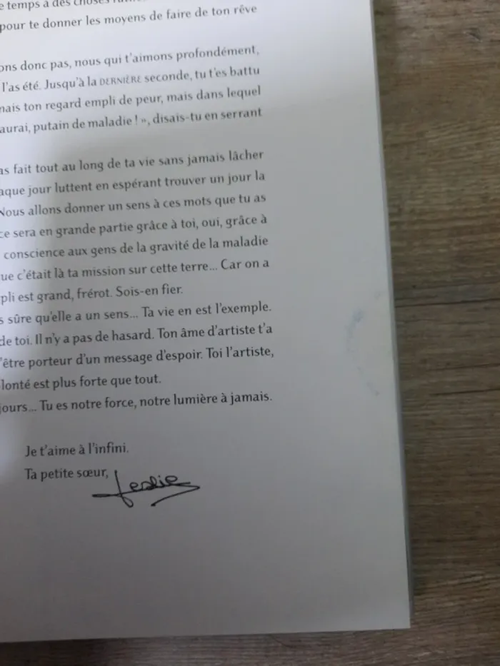 Livre: Mon frère, l'Artiste Grégory Lemarchal - photo numéro 4