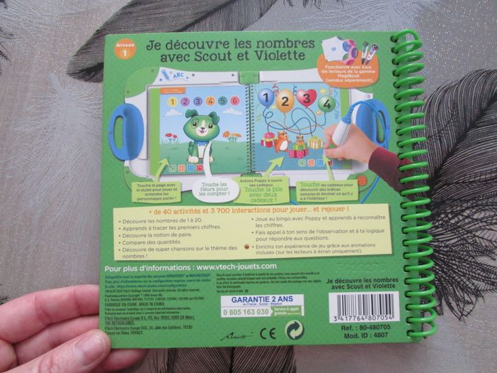 Livre MagiBook Vtech niveau 1 Je découvre les nombres avec Scout et Violette - photo numéro 10