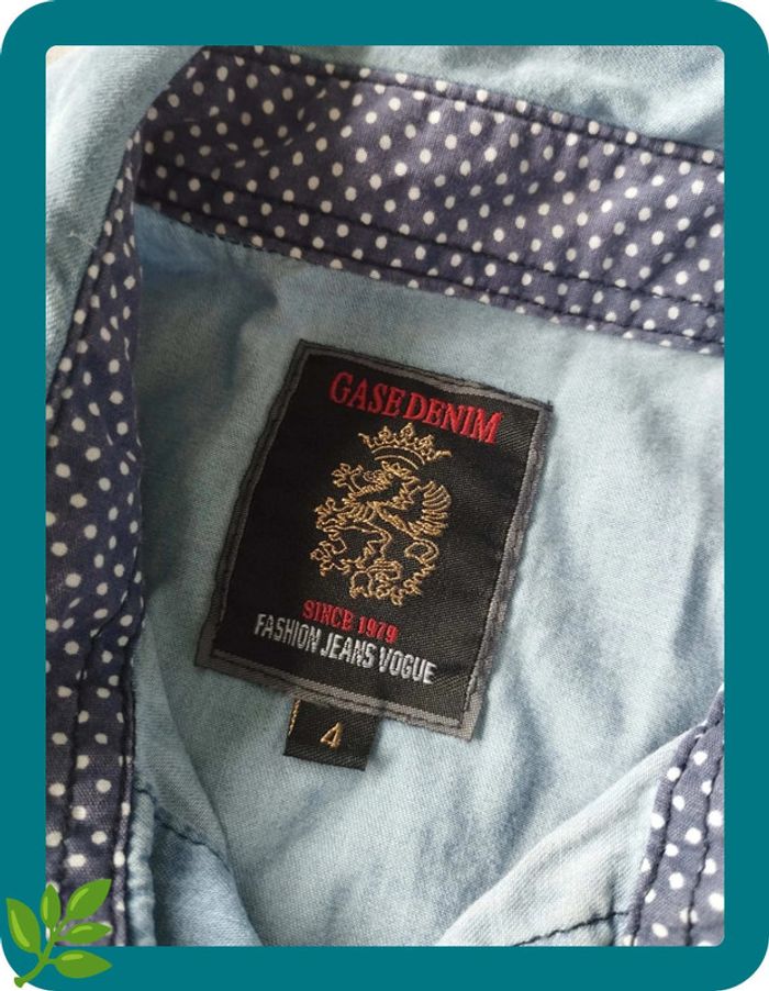 Chemise en jean garçon 4-6 ans - photo numéro 2