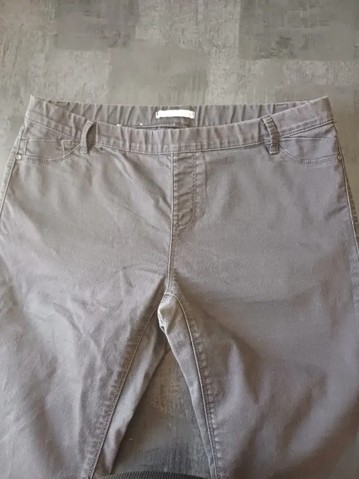 Jegging Camaïeu gris foncé - photo numéro 4