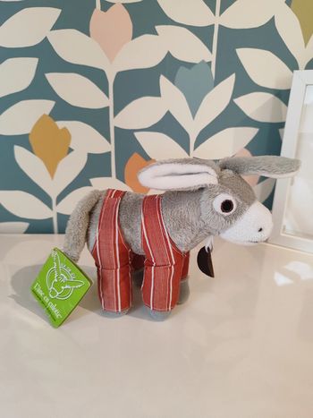 Peluche doudou l'âne en culotte