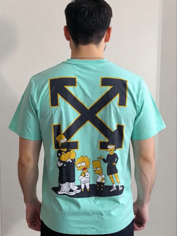T shirt Offwhite Simpsons - photo numéro 2