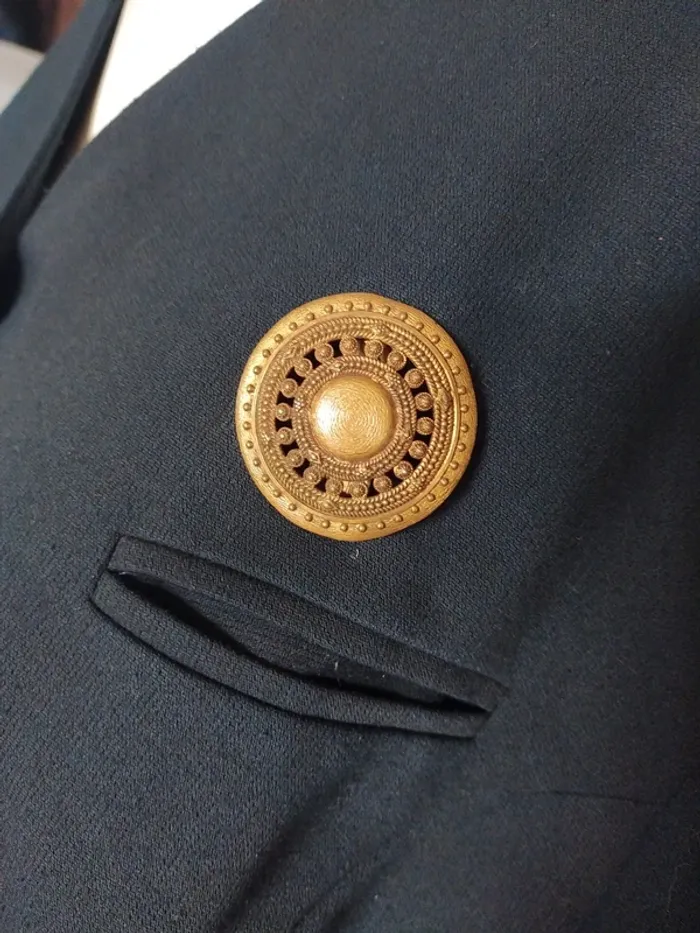 Veste jacket blaser navy marine chic vintage - photo numéro 2