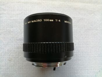 Allonge objectif Macro 100 mm 1:4 MINOLTA