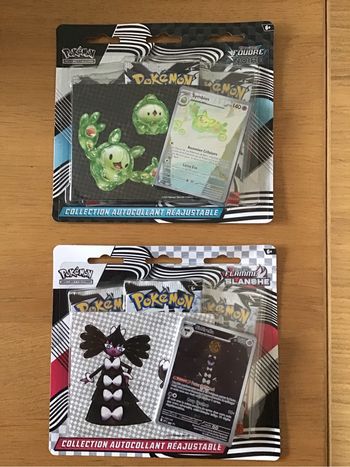Lot deux tripacks cartes Pokémon flamme blanche foudre noire boosters