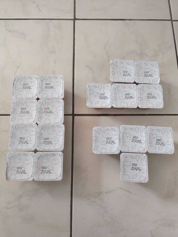 Lot de 17 brassés végétaux