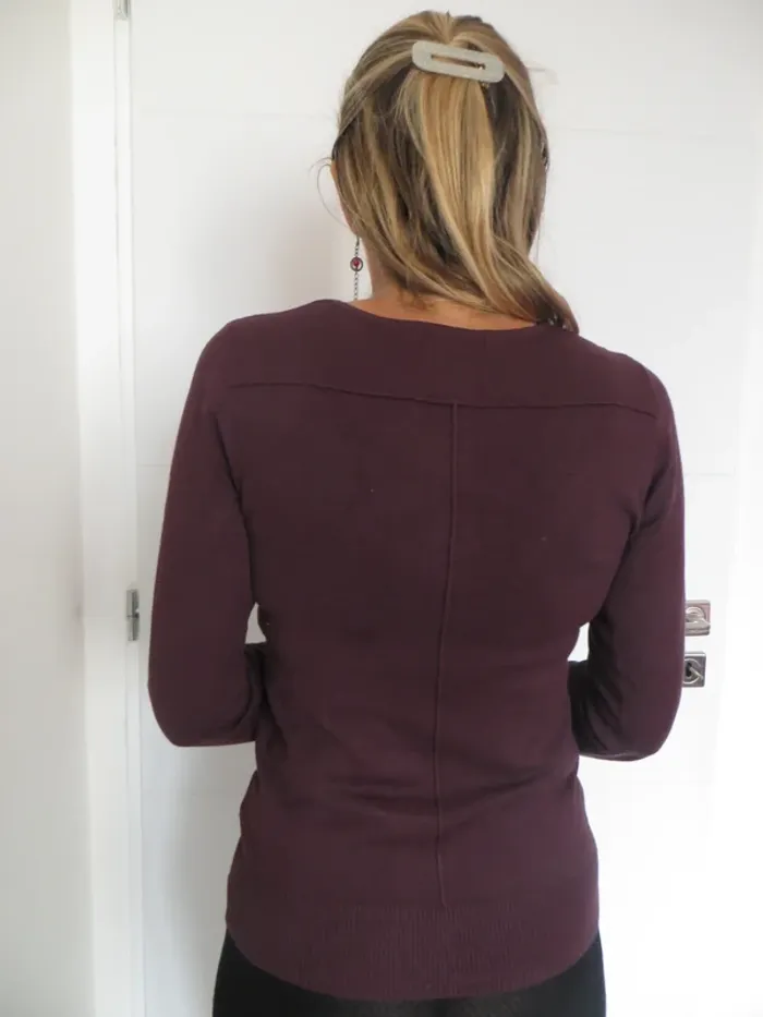 Pull bordeaux bordeaux DDP 34 - photo numéro 3