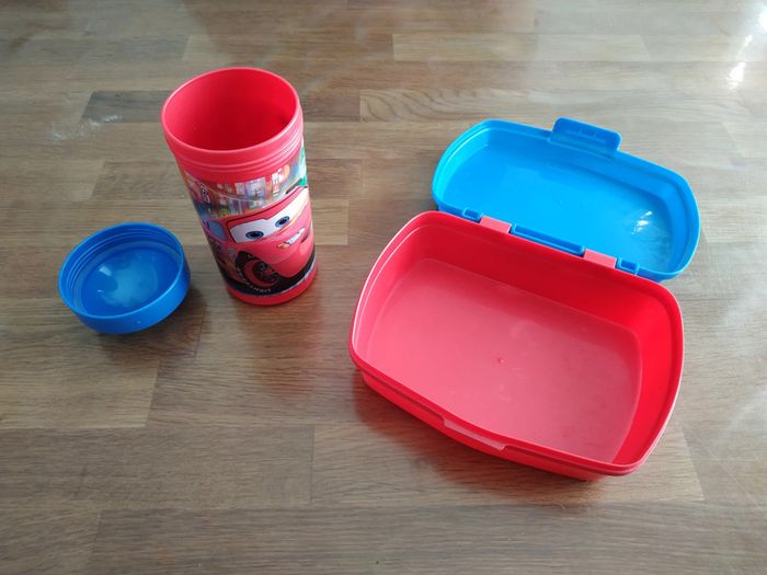 Boite à goûter et gourde garçon - photo numéro 2