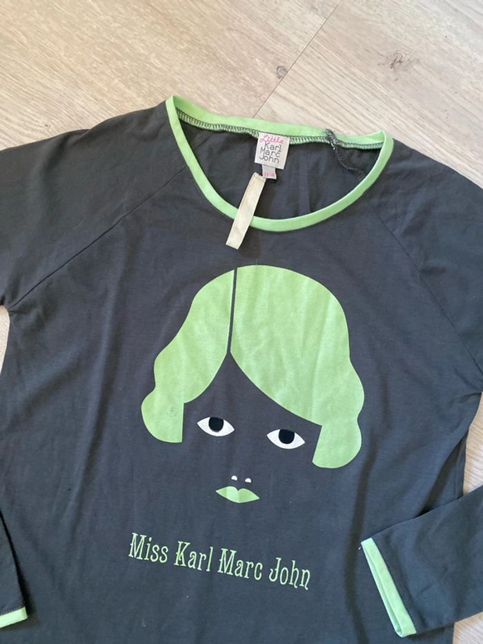 T-shirt tee shirt Little Karl Marc John 14 16 ans Neuf - photo numéro 2