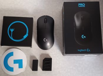 Logitech G Pro Wireless 25600 DPI Souris Gamer - Noir (910-005273)