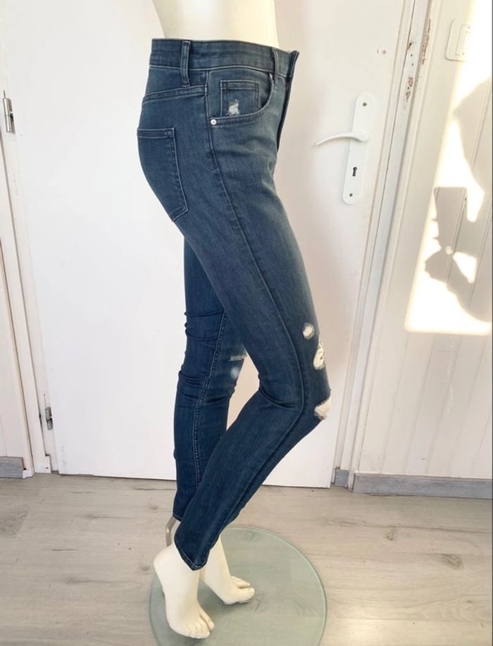 Jean skinny – H&M – effet usé, Bleu denim – Taille 38/M – Excellent état - photo numéro 6
