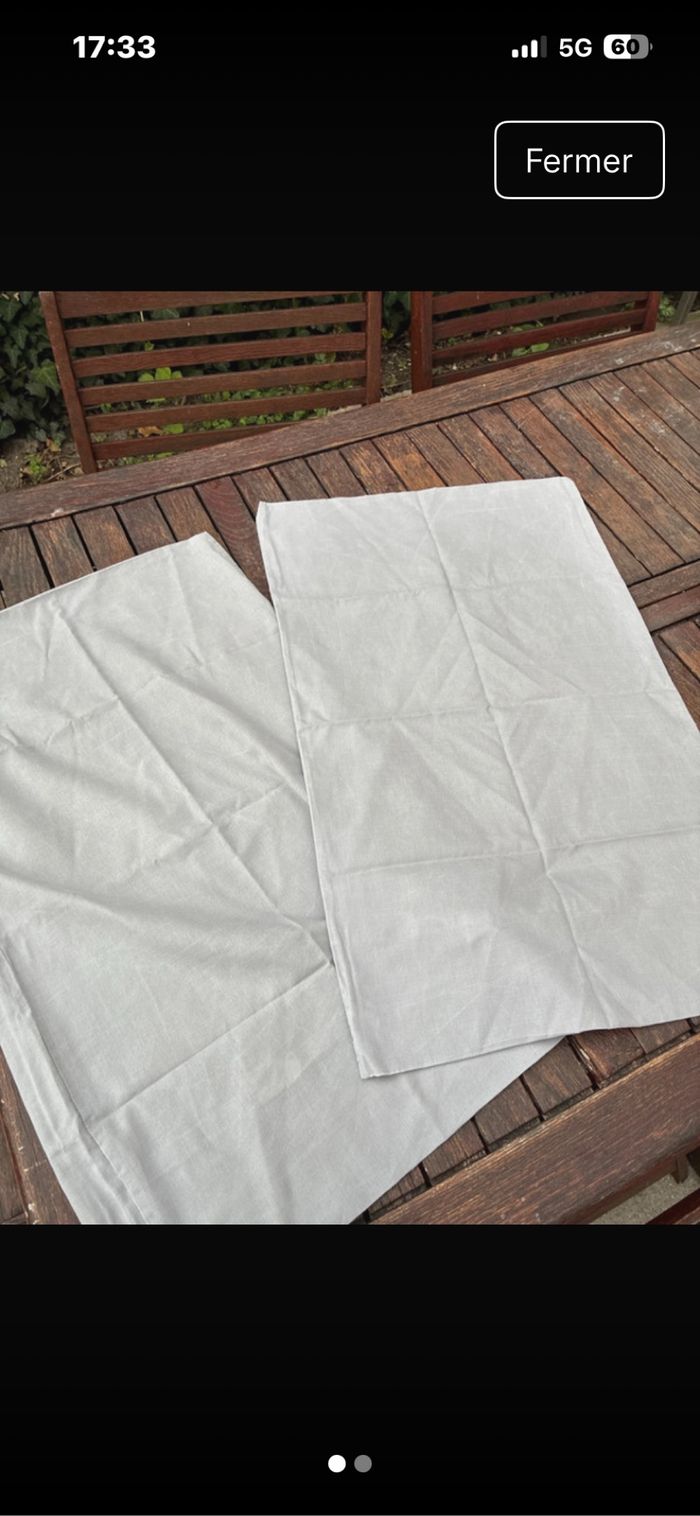Lot de 2 taies d’oreiller