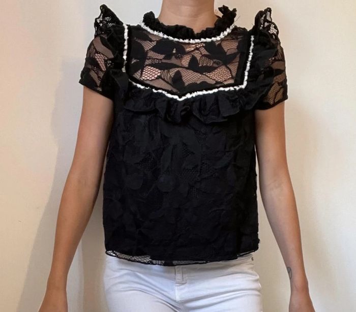 Top Zara dentelle