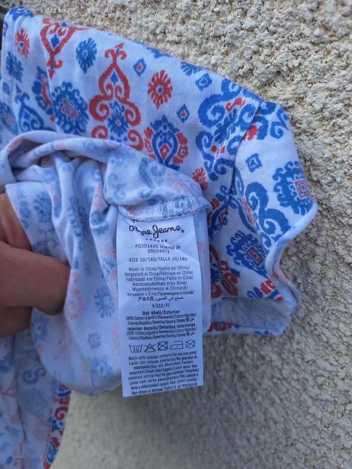 👚 T-shirt manches courtes Pepe Jeans 10 ans - photo numéro 7