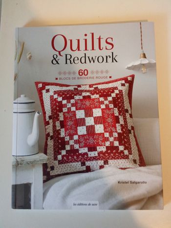 Quilts et Redwork .60 blocs de broderie rouge