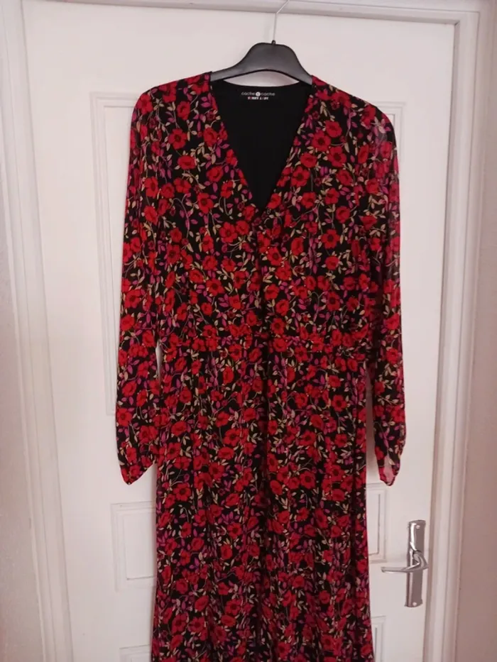 Robe longue à fleurs Cache Cache - photo numéro 2