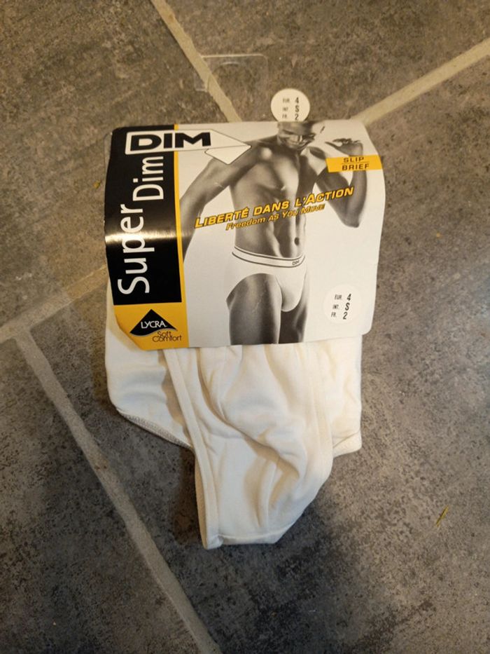 Slip blanc super dim taille s - photo numéro 2