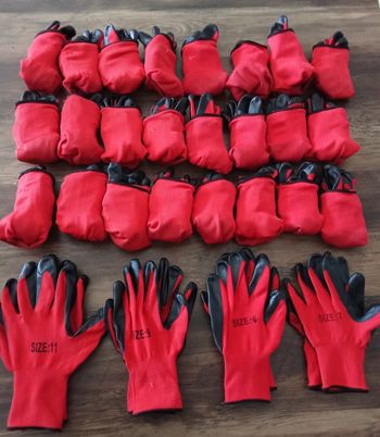 Lot revendeur  de gants de protection 