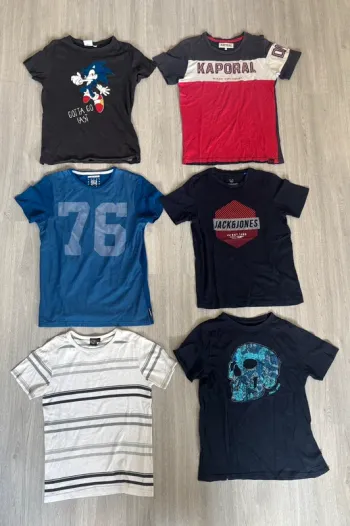 Lot de 6 t-shirt 12 ans