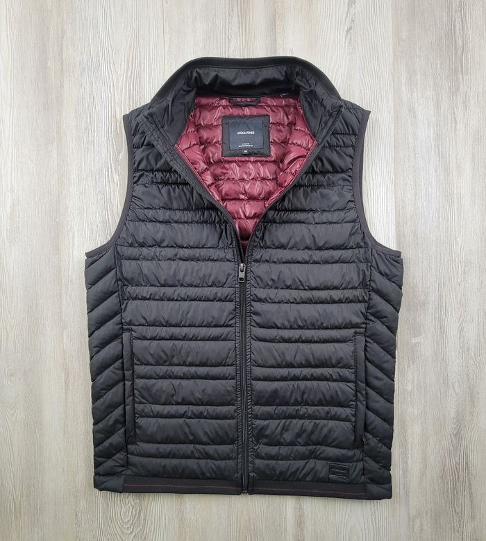 Veste JACK & JONES – NOIRE – Sans Manches – Full Zip – Taille M