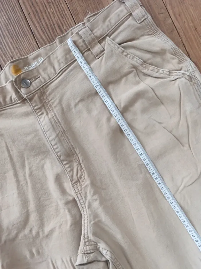 Pantalon jean Carhartt relaxed-fit workwear Carpenter W40 - photo numéro 11