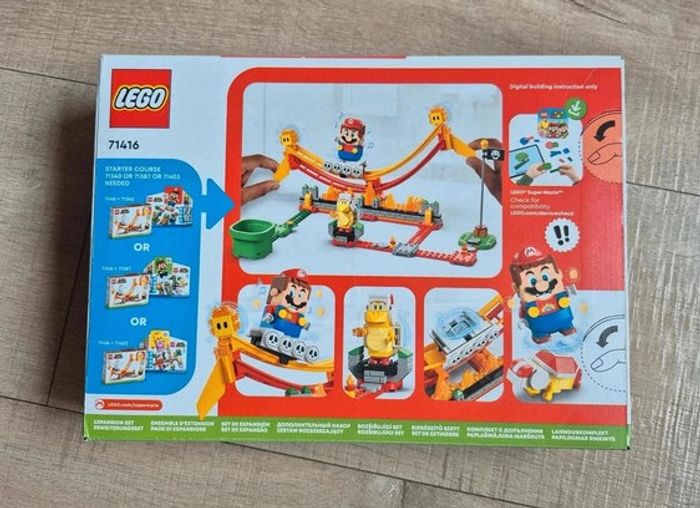 71416 - LEGO Super Mario - Ensemble d'Extension Le Manège de la Vague de Lave - photo numéro 2