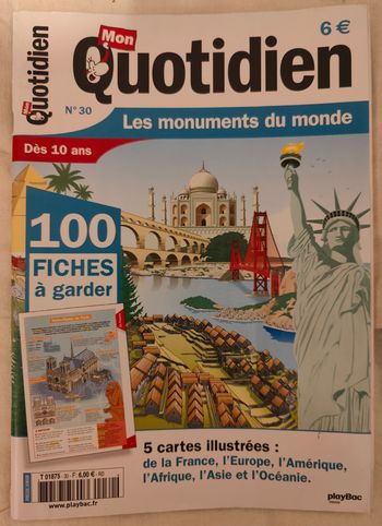 Magazine "MonQuotidien : les monuments du monde" - n°30