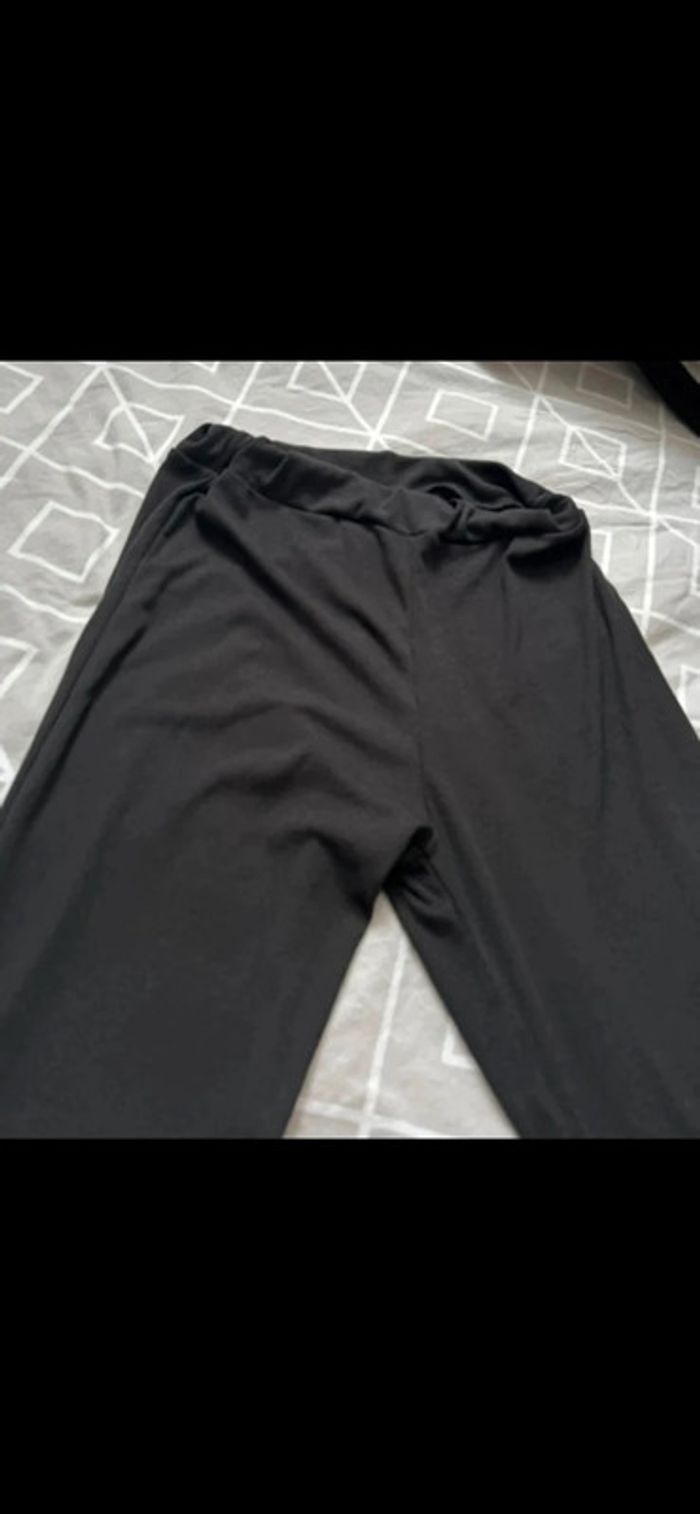 Legging évasé noir, taille unique - photo numéro 2