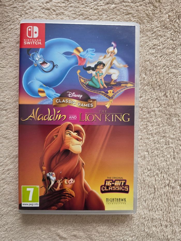 Jeux  switch aladdin et le roi lion