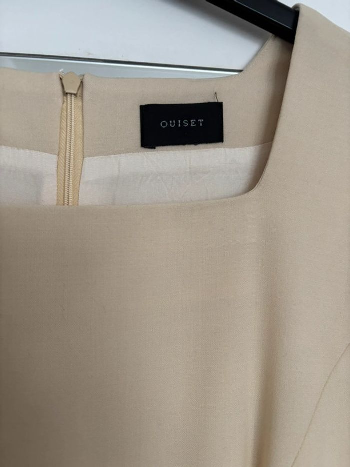 Robe droite beige avec laine T38 - photo numéro 2