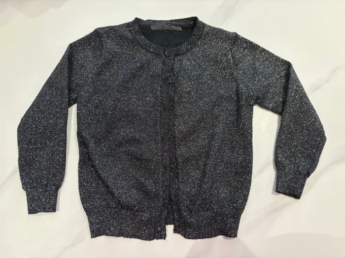 Gilet noir pailletée 4 ans fille Marina - photo numéro 2