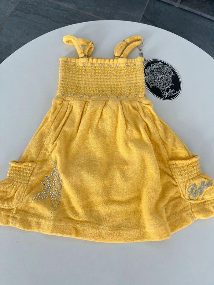 robe  éponge GEFFEN jaune  6ans