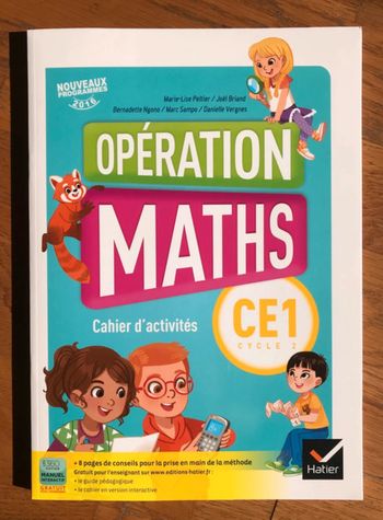 Opération Maths CE1 - Cahier d'activités de l’élève