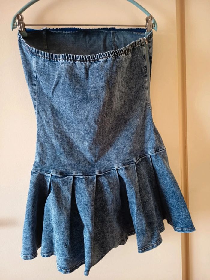 Robe jeans bustier . Marque shein - photo numéro 3