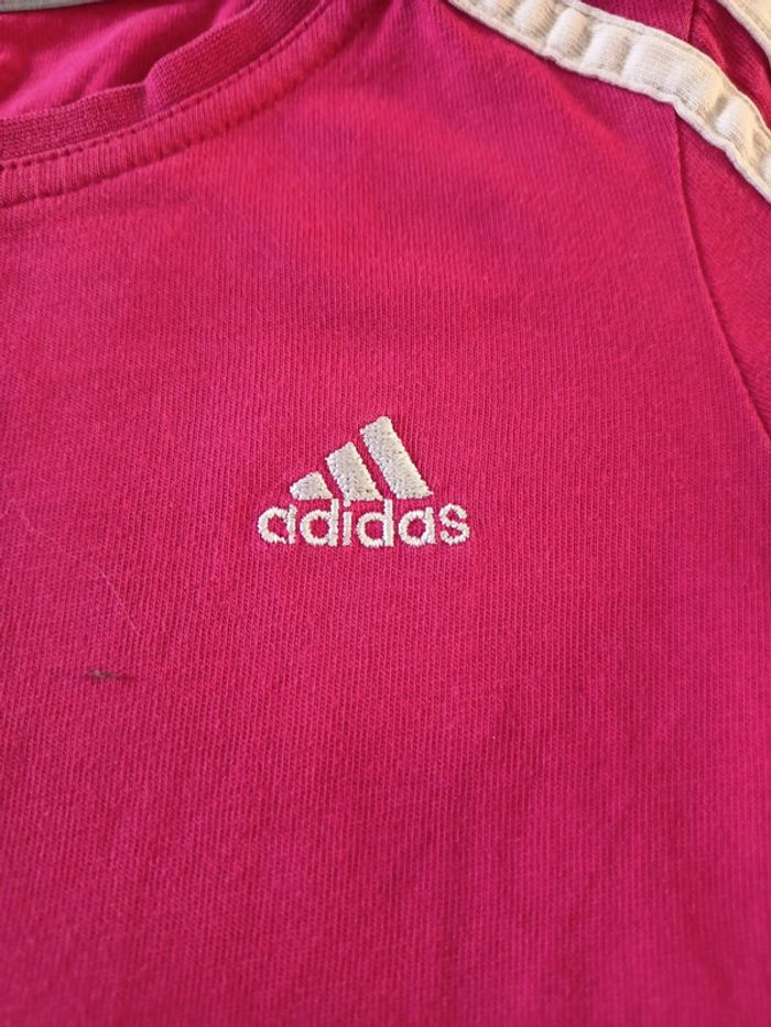 Tee shirt Adidas fushia - photo numéro 2