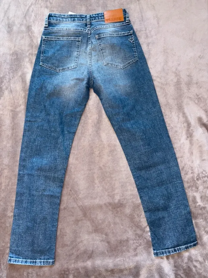 Jean femme Please taille XXS bleu en très bon état - photo numéro 4